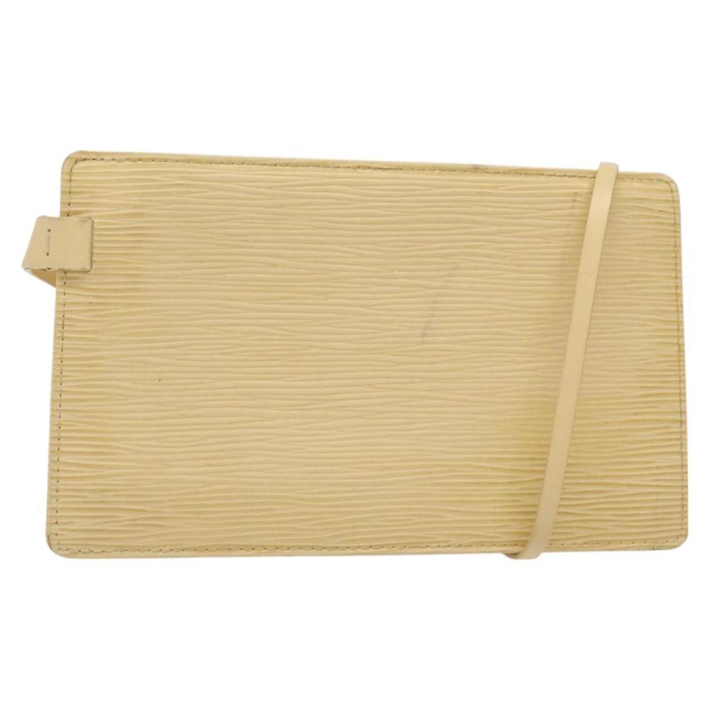 LOUIS VUITTON Epi Rochelle Waist bag Cream M5292A LV Auth hk2670